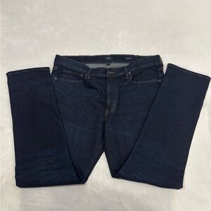 J. Crew Men's Deep Indigo Straight Jeans